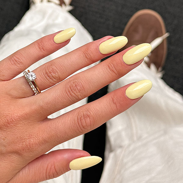 Gelous Sugarplum Godmother Gel Nail Polish - photographed in Australia on model