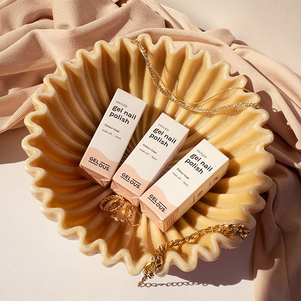 Three Gel Nail Polish Boxes - Photographed in Australia