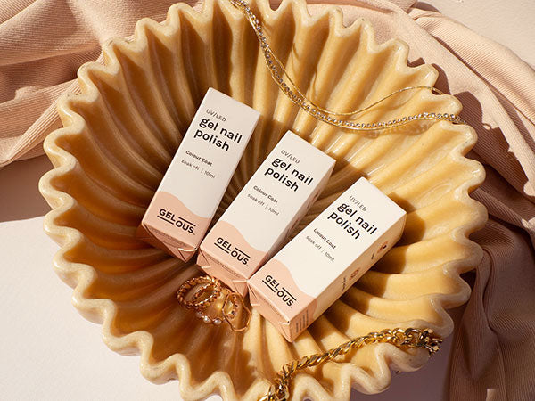 Three Gel Nail Polish Boxes - Photographed in Australia