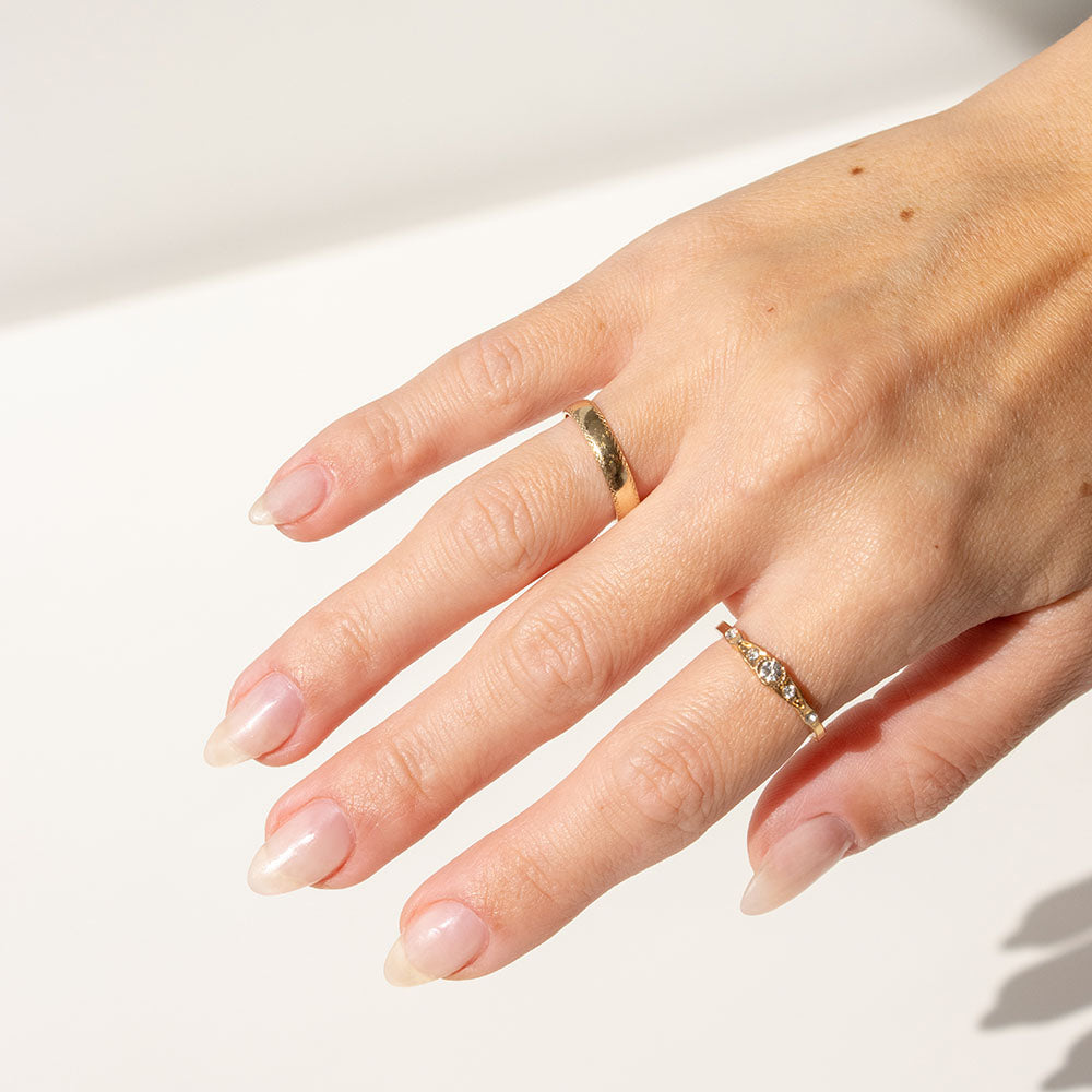Gelous Clear Builder Gel (BIAB) gel nail polish on model- photographed in Australia