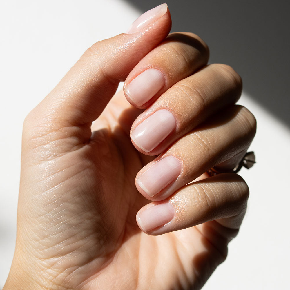 Gelous Clear Builder in a Bottle (BIAB) gel nail polish swatch - photographed in Australia