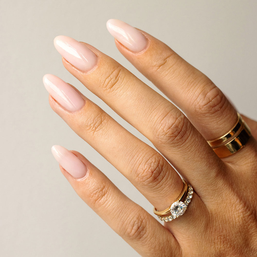 Gelous Milky Pink Builder Gel HEMA & TPO-Free gel nail polish - photographed in Australia