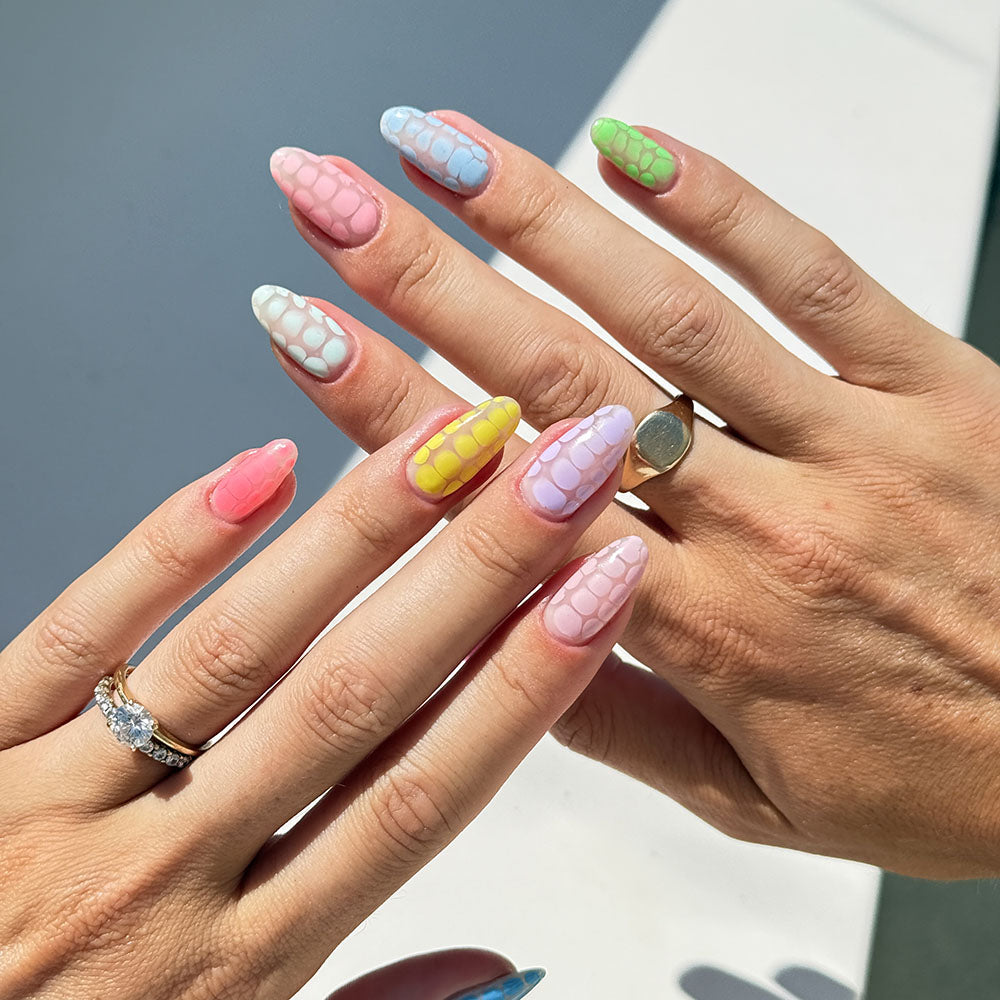 Gelous Blooming gel nail polish - photographed in Australia on model
