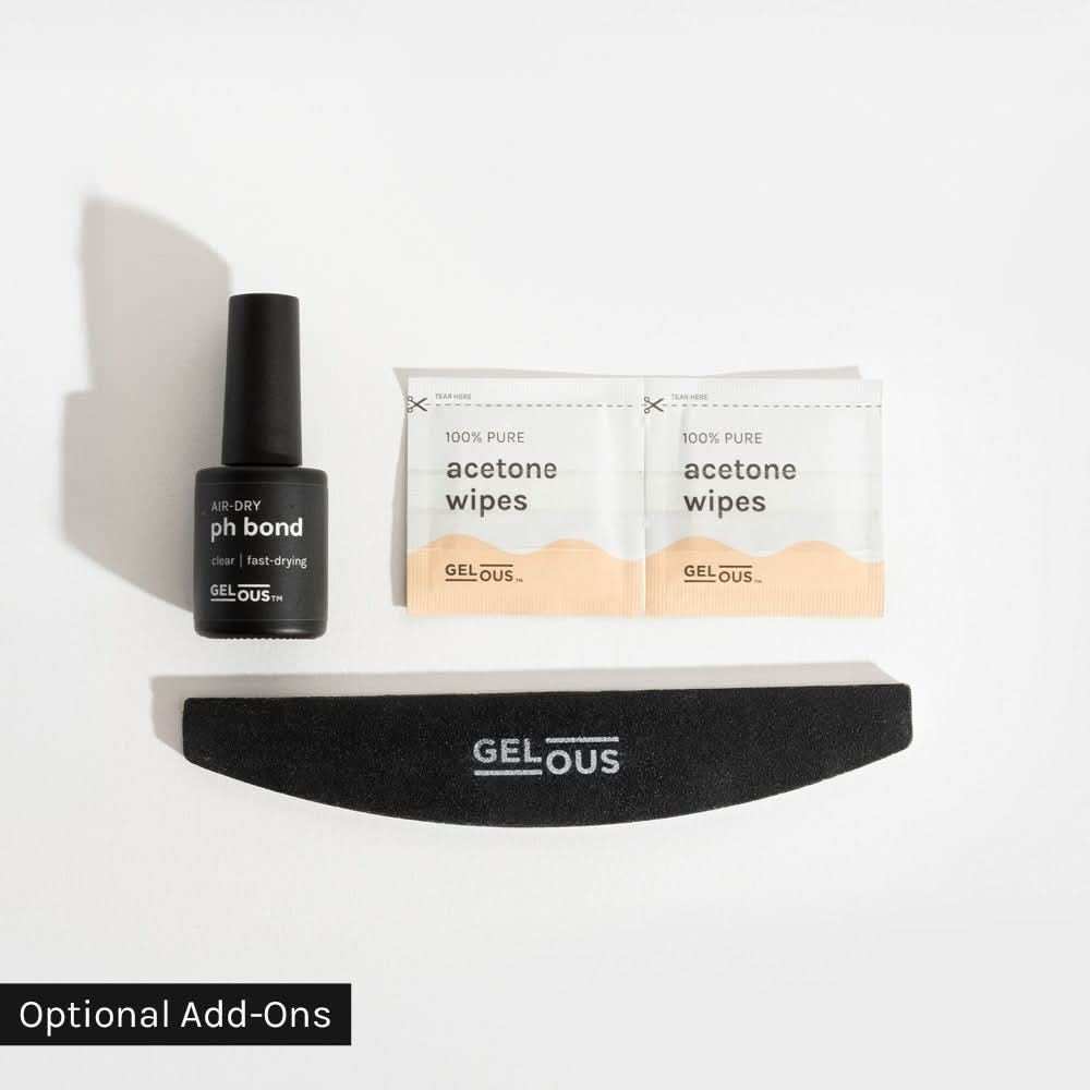 Add pH Bond, Acetone Wipes, or Nail File to DIY Press-On Kit - photographed in Australia
