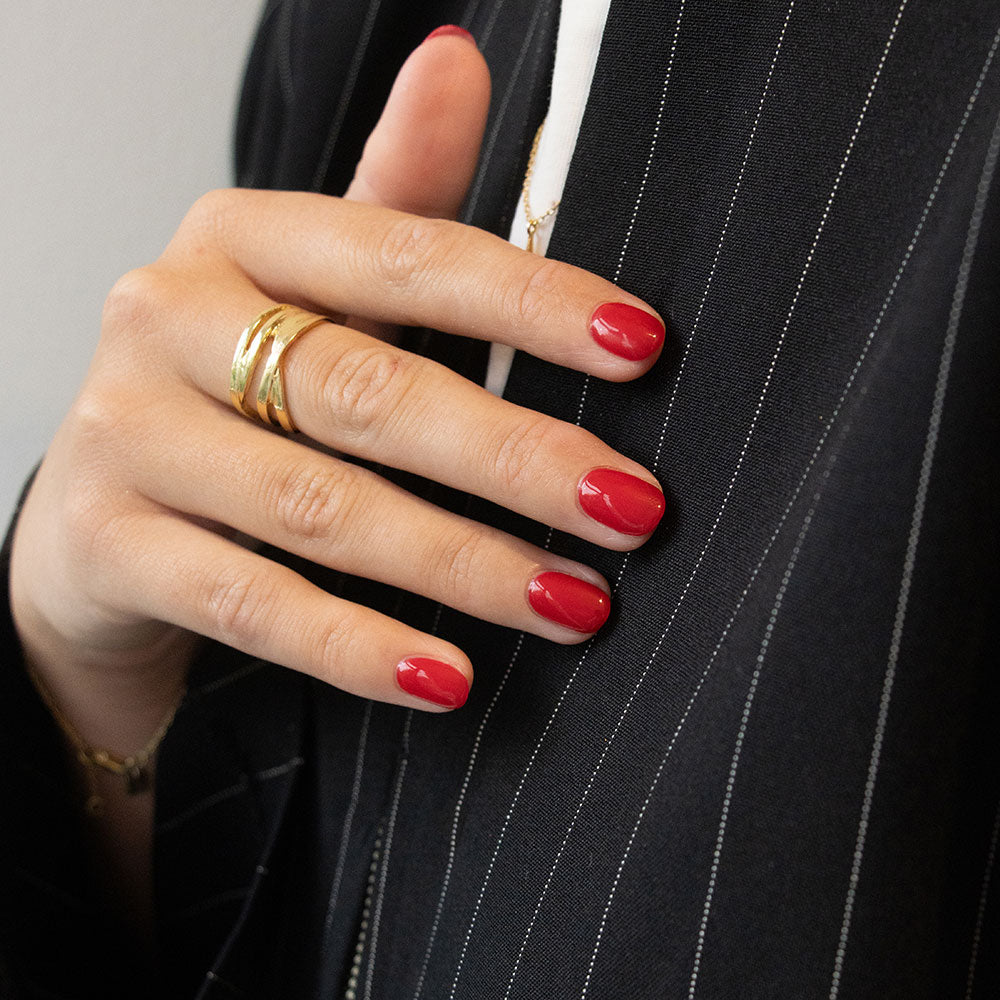 Gelous A Dozen Roses gel nail polish - photographed in Australia on model