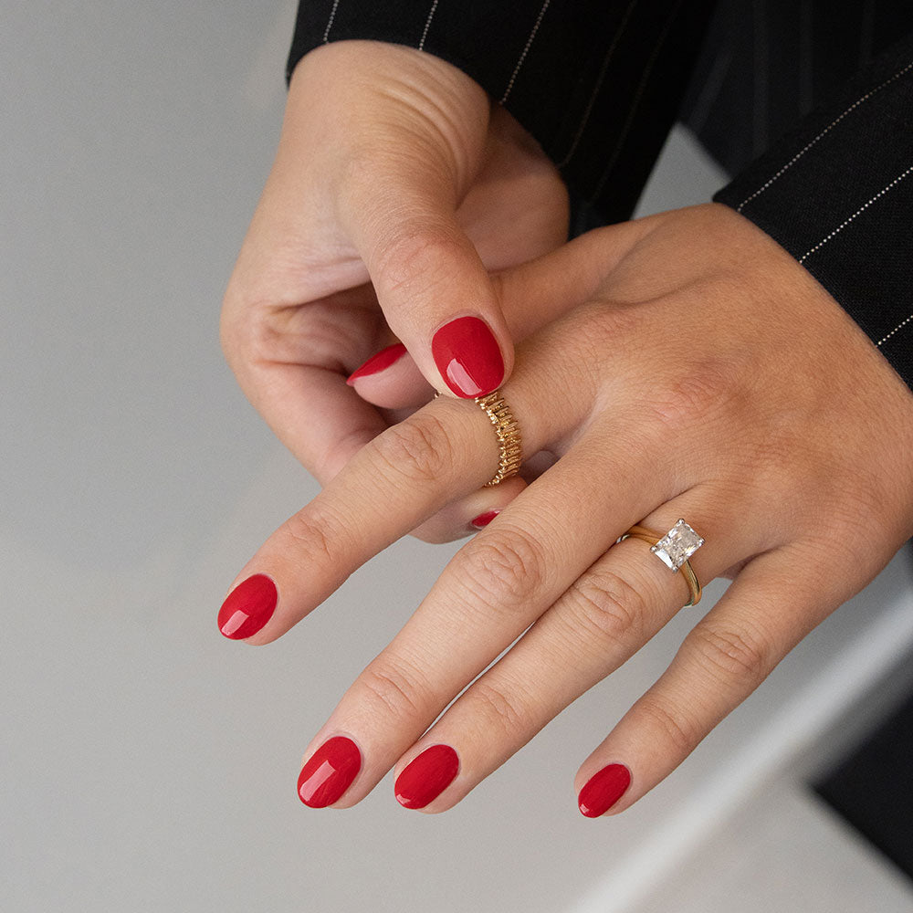 Gelous A Dozen Roses gel nail polish swatch - photographed in Australia