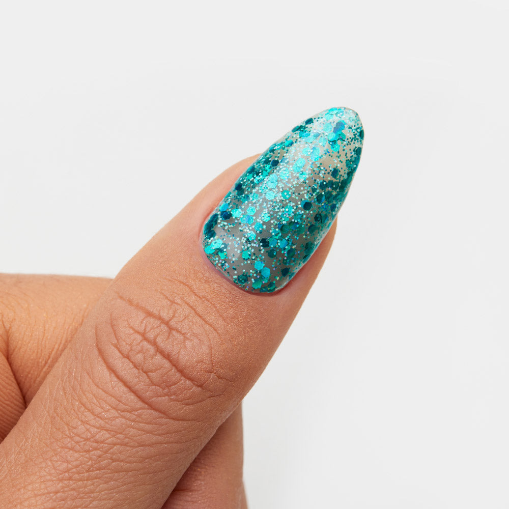 Gelous A Mermaid&#39;s Tale gel nail polish swatch - photographed in Australia