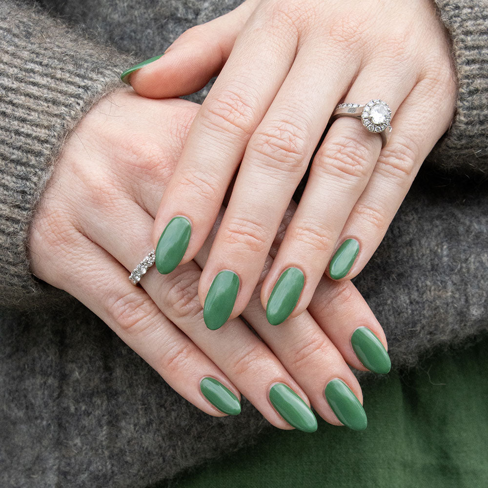 Gelous Amazonian gel nail polish - photographed in Australia on model