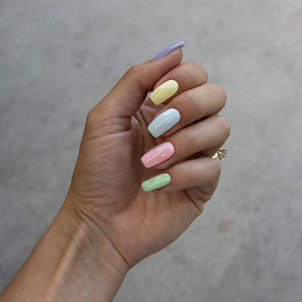 Gelous Baby Blues HEMA & TPO-Free gel nail polish - photographed in Australia on model