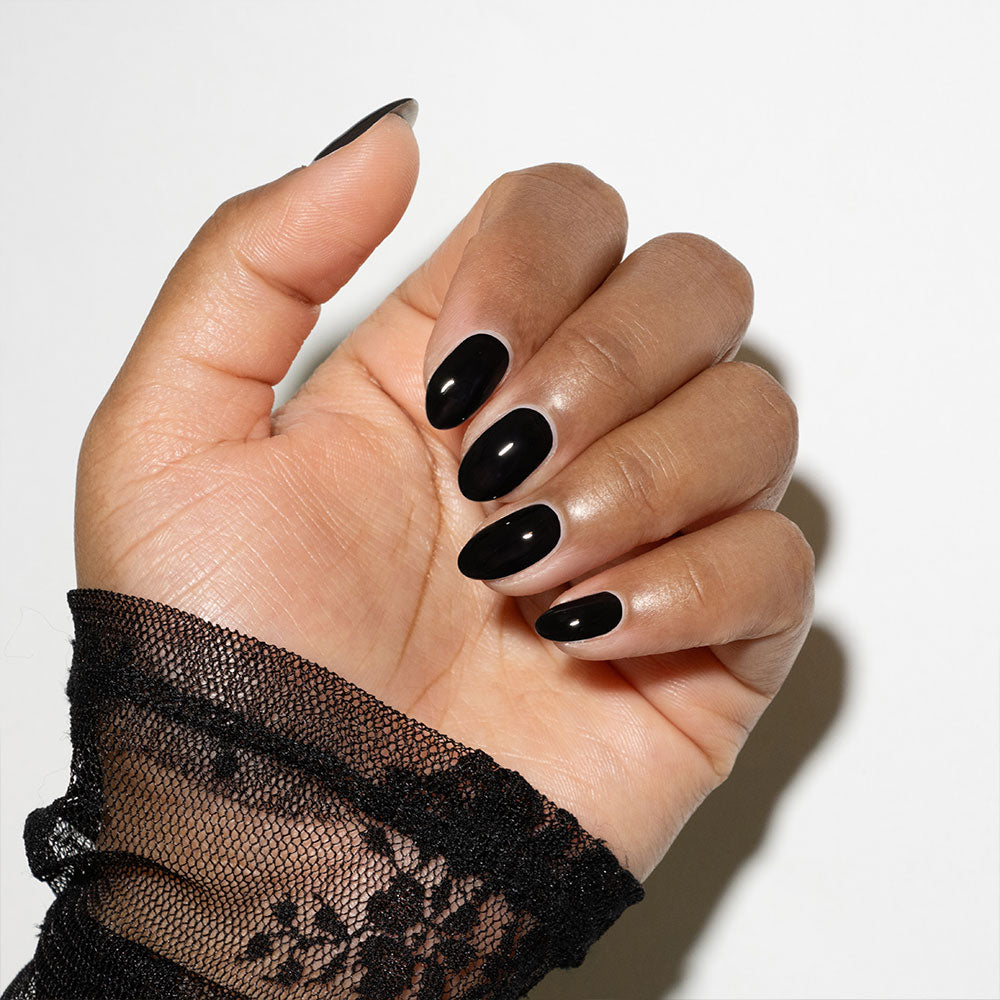 Gelous Black Out HEMA & TPO-Free gel nail polish - photographed in Australia