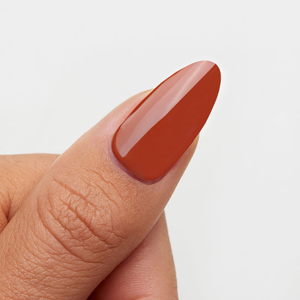 Gelous Burning Bridges gel nail polish swatch - photographed in Australia