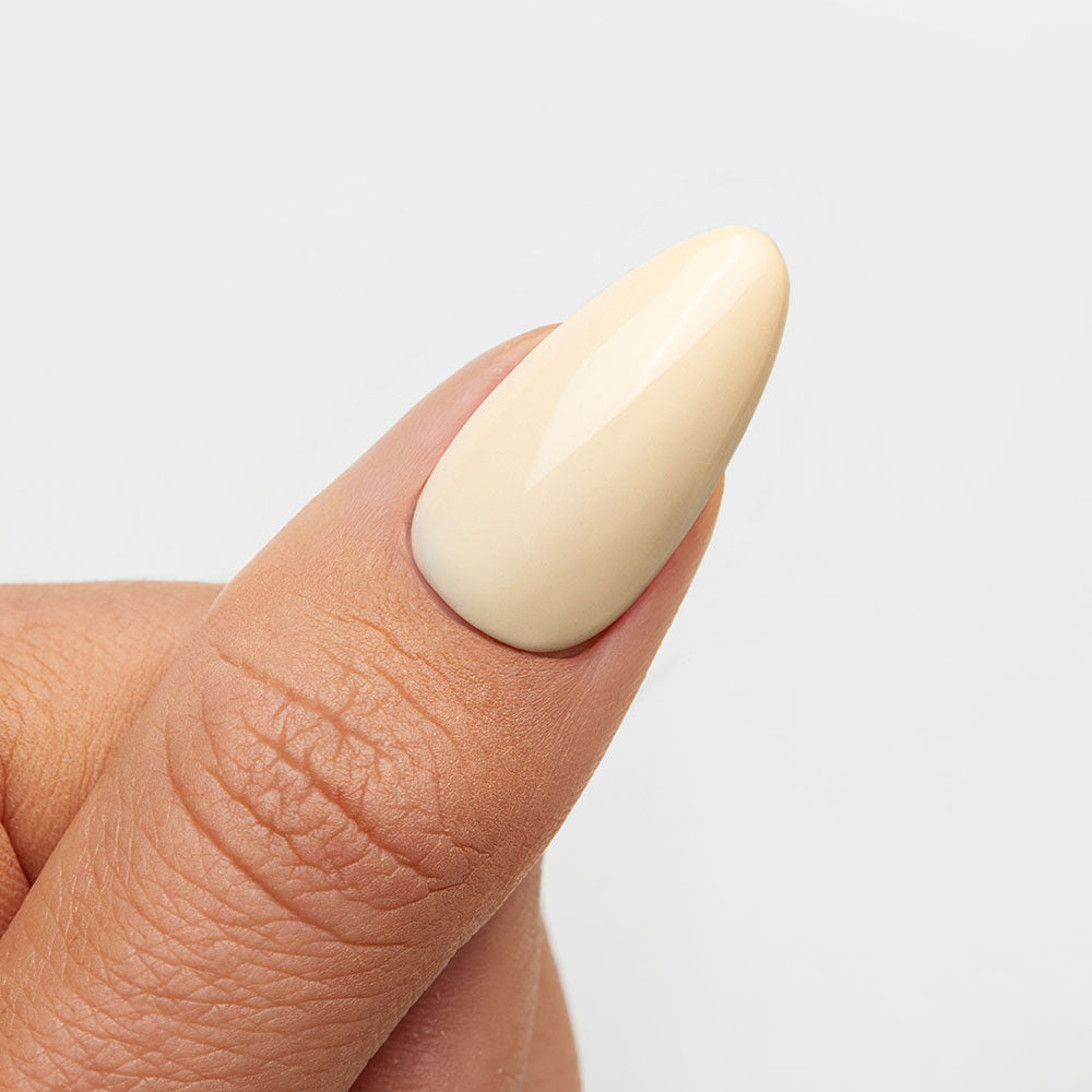 Gelous Buttercream gel nail polish - photographed in Australia on model
