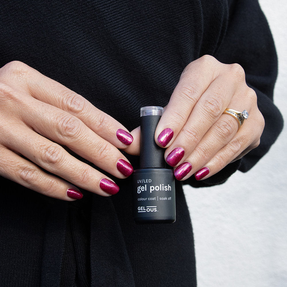 Gelous Bewitched gel nail polish - photographed in Australia on model
