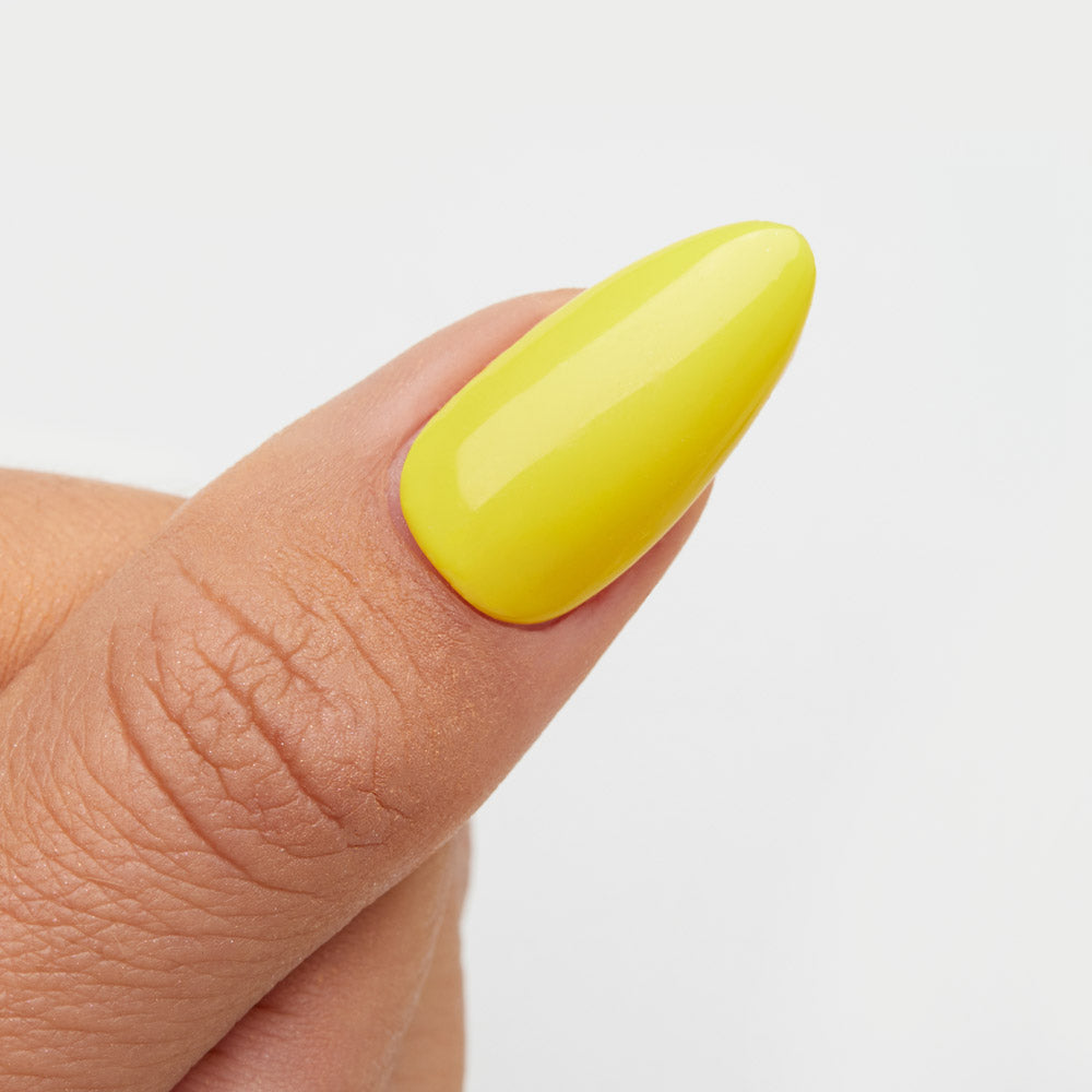 Gelous Chin Up Buttercup gel nail polish swatch - photographed in Australia