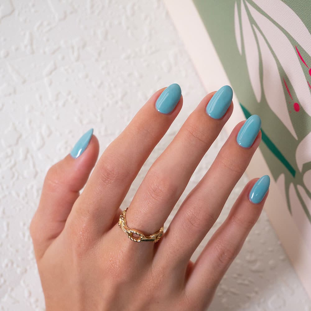 Gelous Duck Duck Goose gel nail polish - photographed in Australia on model