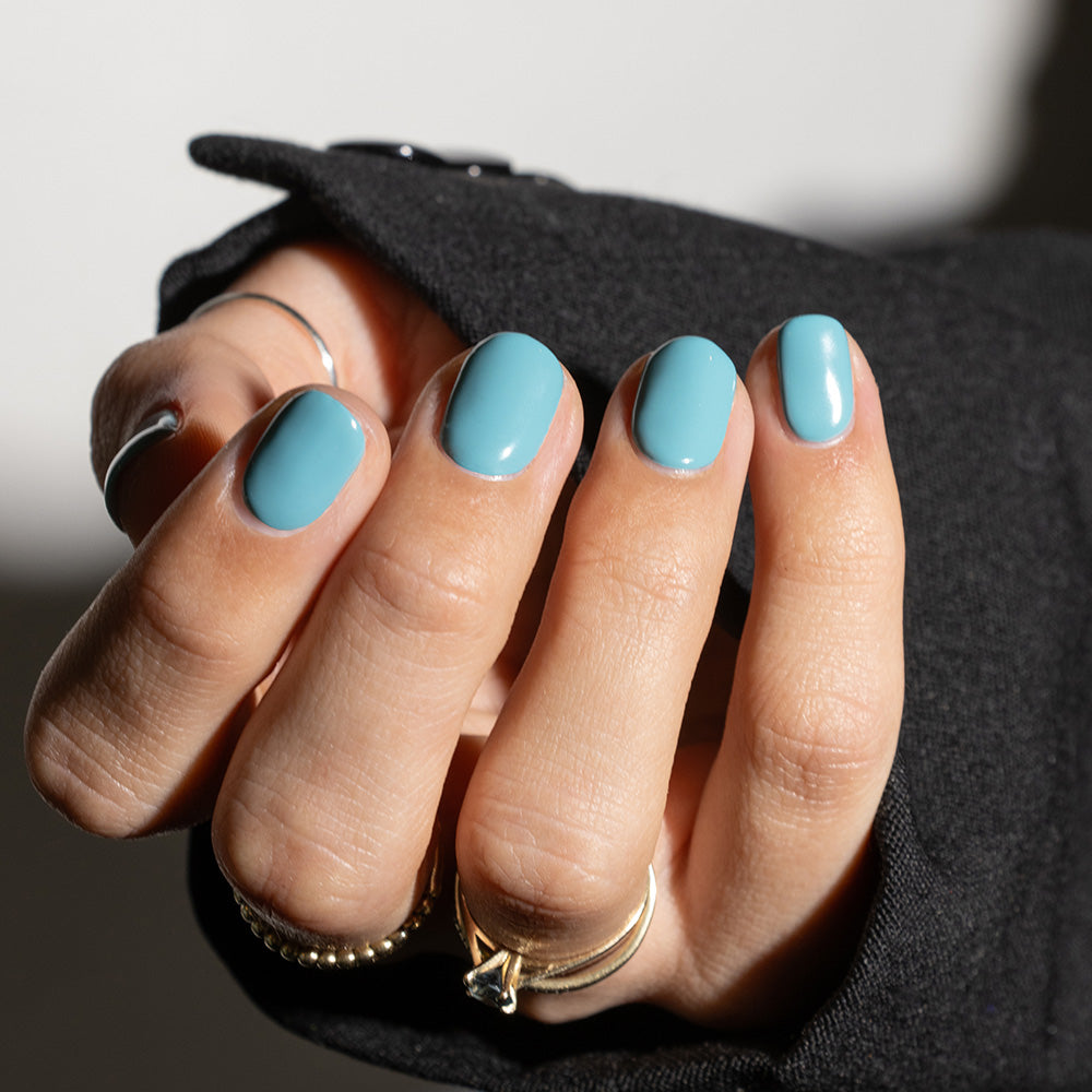 Gelous Duck Duck Goose gel nail polish - photographed in Australia on model