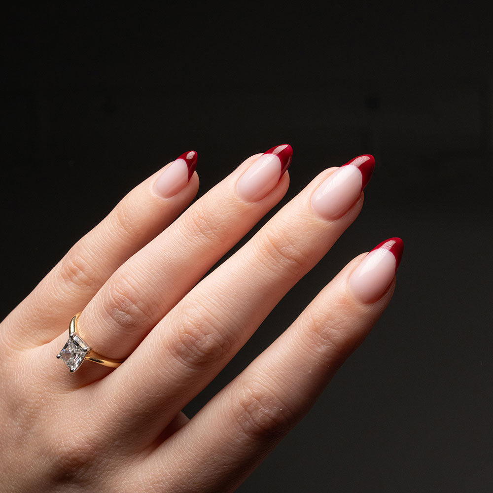 Gelous Dracula's Bride gel nail polish - photographed in Australia on model