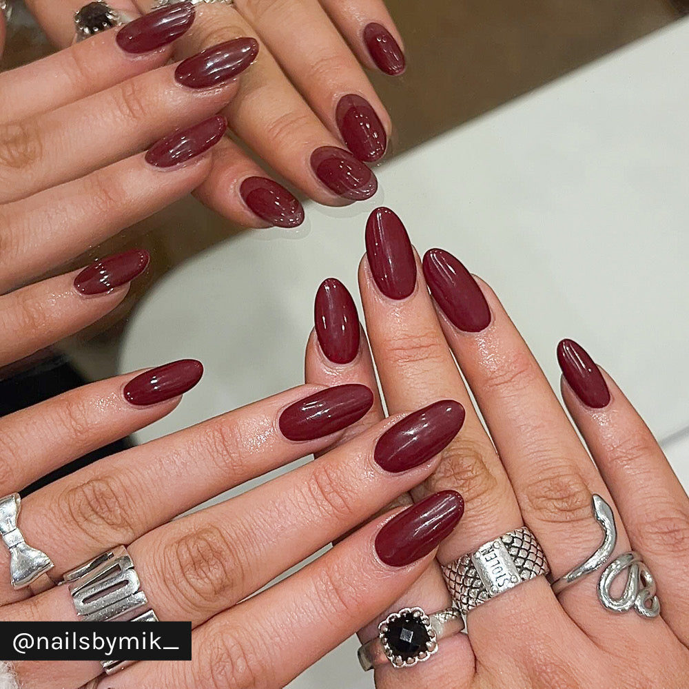 Gelous Dracula's Bride gel nail polish - Instagram Photo