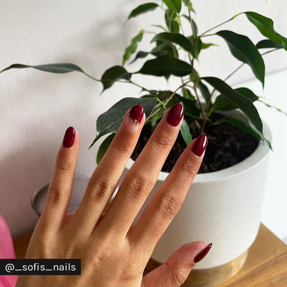 Gelous Dracula's Bride gel nail polish - Instagram Photo