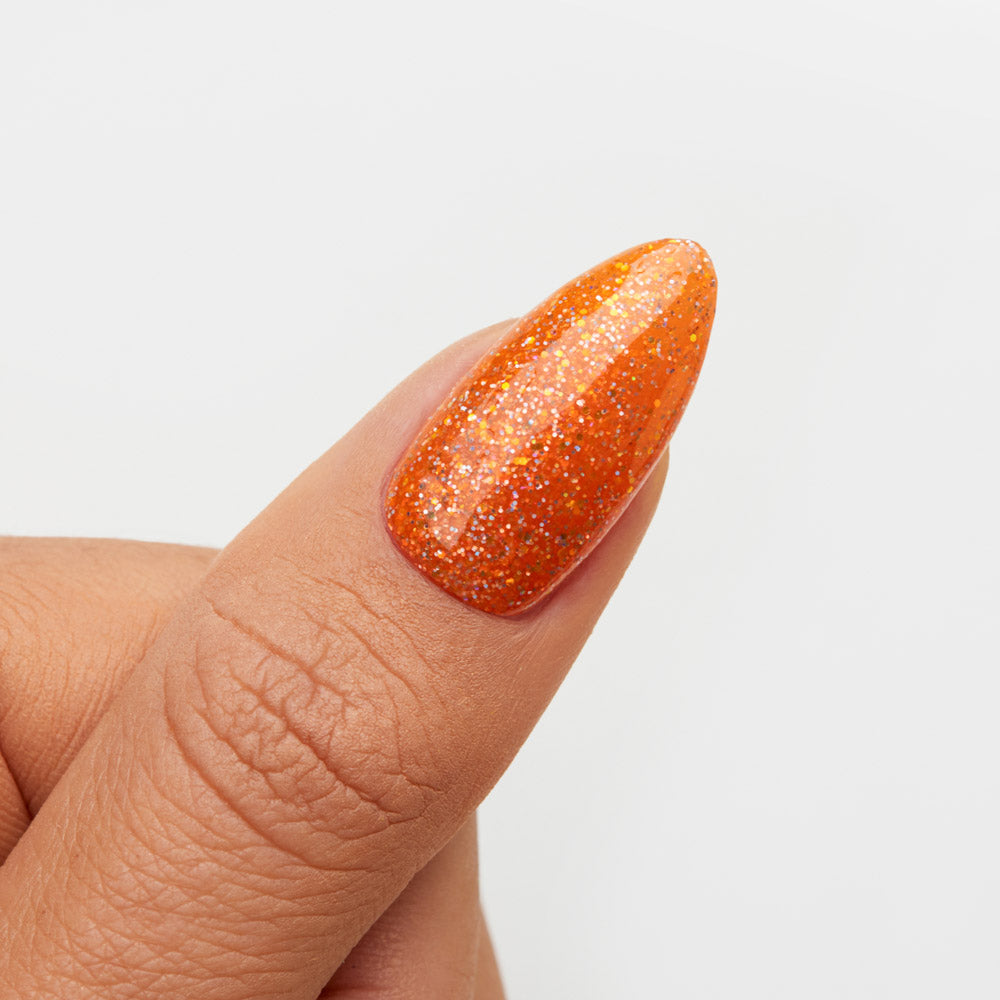 Gelous Don&#39;t Trick Me, Treat Me gel nail polish swatch - photographed in Australia