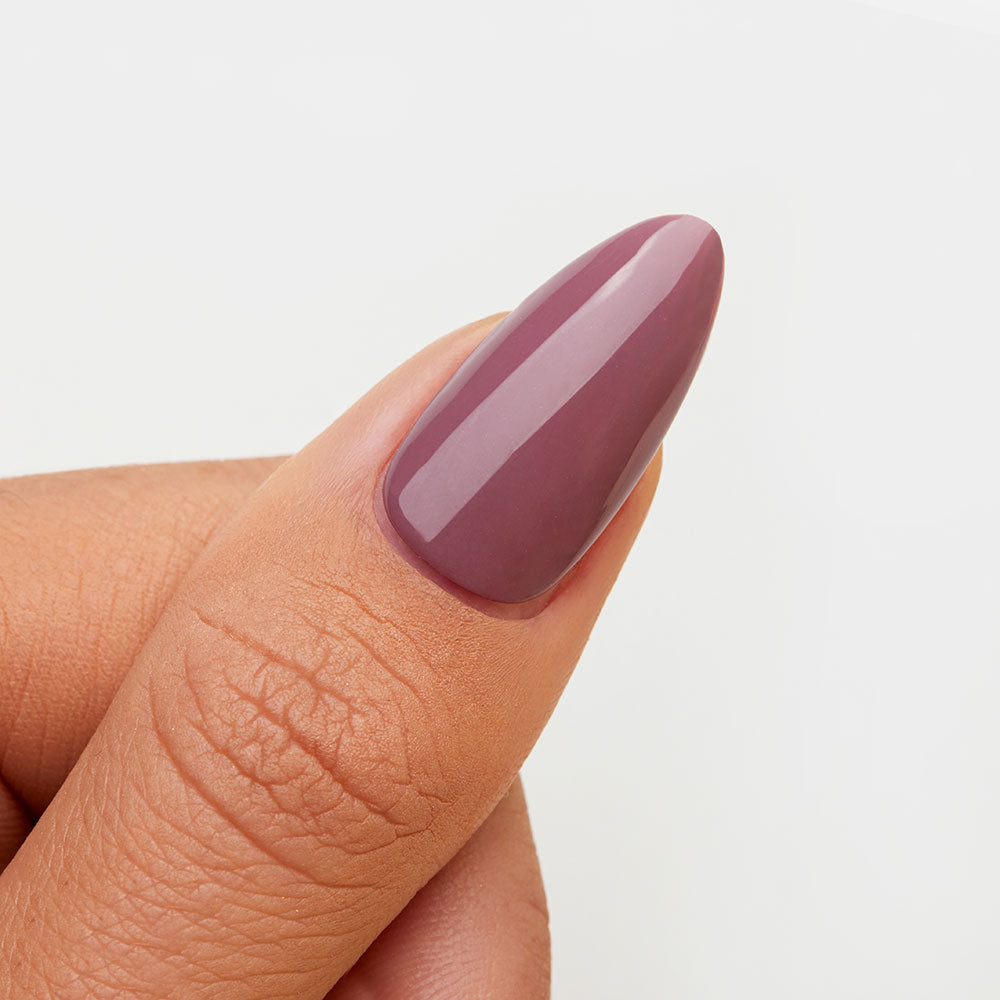 Gelous Earthy Red HEMA & TPO-Free gel nail polish swatch - photographed in Australia