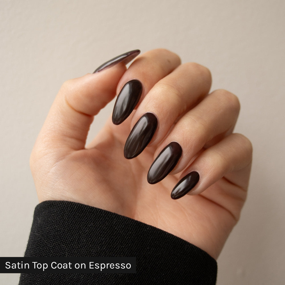 Gelous Espresso gel nail polish - photographed in Australia