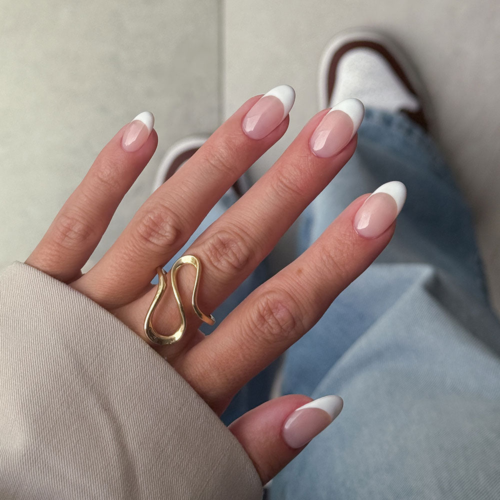 French Kiss gel nail polish - photographed in Australia on model
