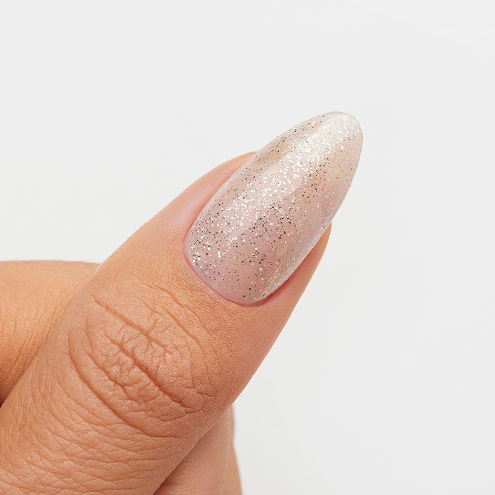 Gelous Fine Glitter gel nail polish swatch - photographed in Australia