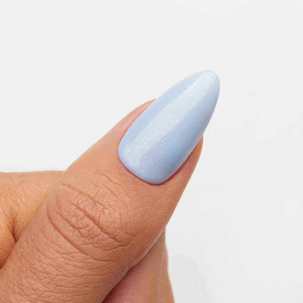 Gelous Glass Slipper gel nail polish swatch - photographed in Australia