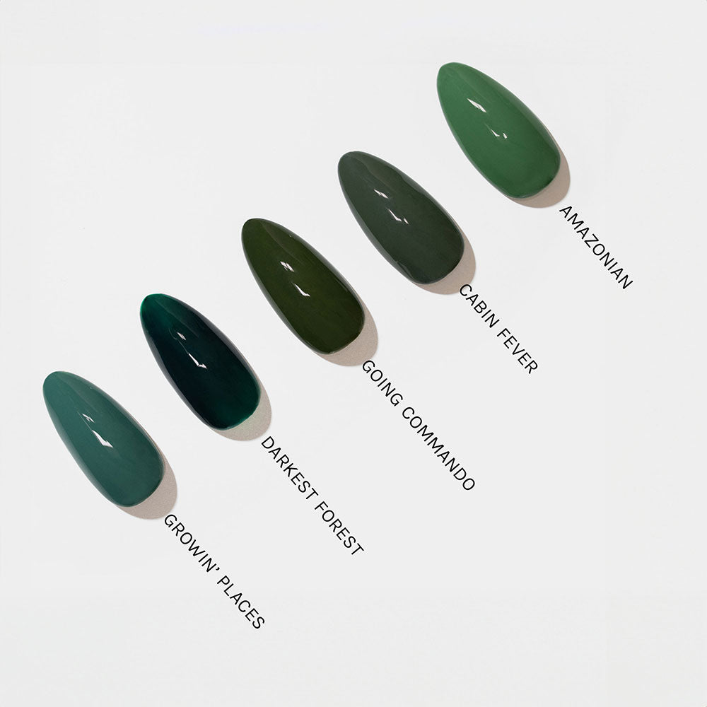 Gelous Going Commando gel nail polish comparison - photographed in Australia