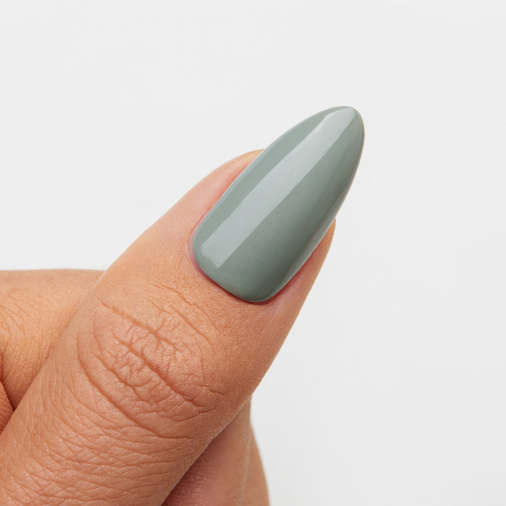 Gelous Grey Skies gel nail polish swatch - photographed in Australia