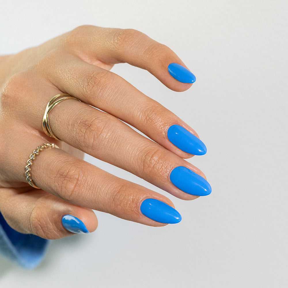 Gelous Heart of the Ocean gel nail polish swatch - photographed in Australia