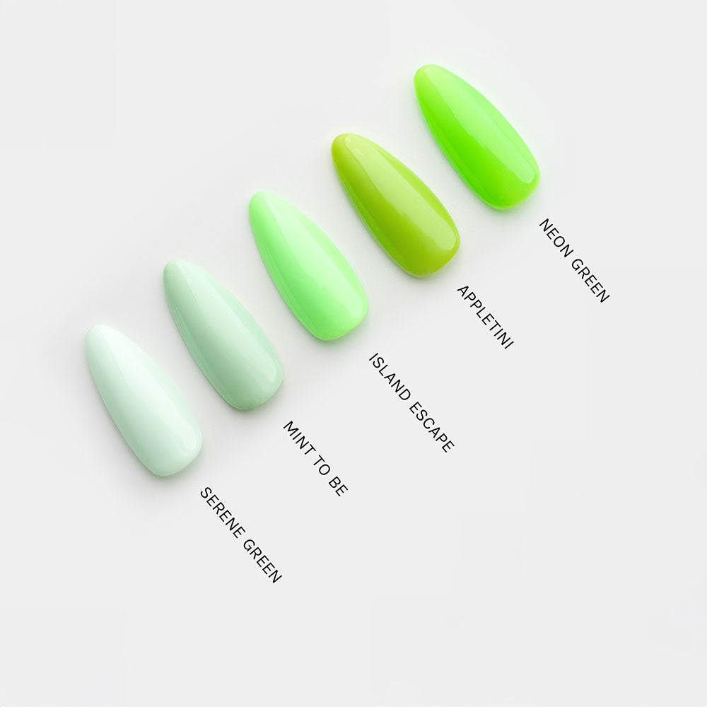 Gelous Island Escape gel nail polish comparison - photographed in Australia