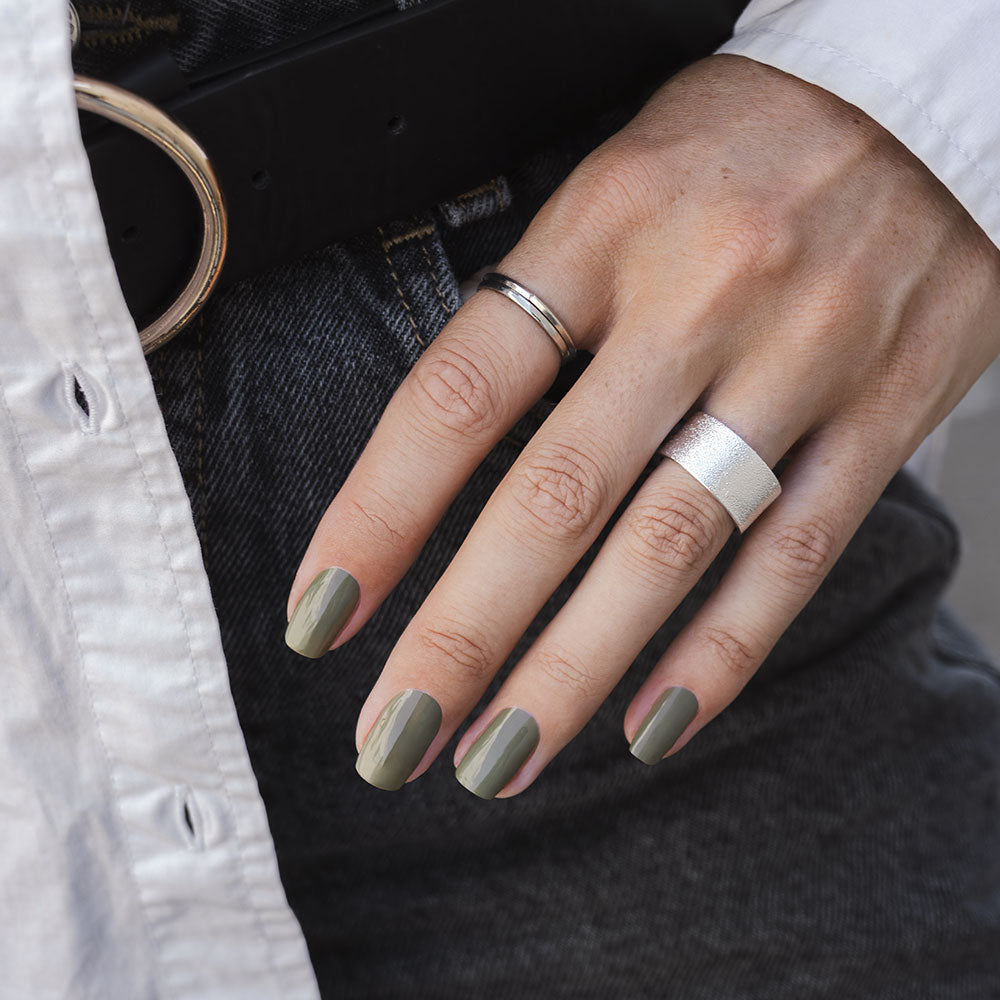 Gelous Juniper gel nail polish - photographed in Australia on model