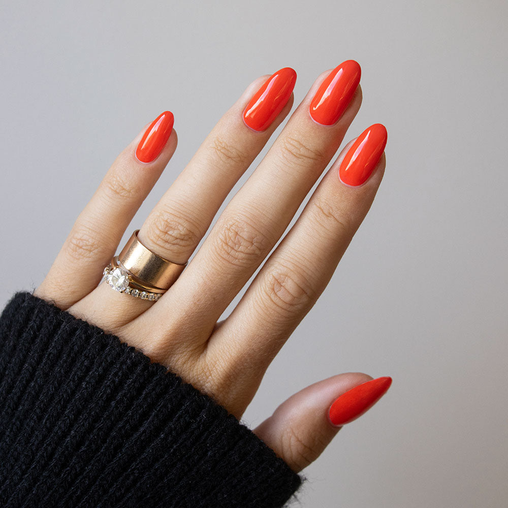 Gelous Kiss Me gel nail polish - photographed in Australia on model