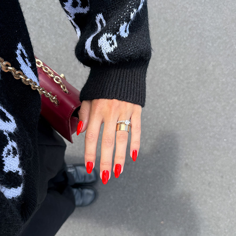 Gelous Kiss Me gel nail polish - photographed in Australia on model