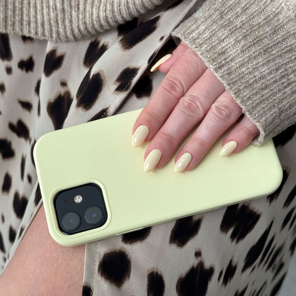 Gelous Lemon Sorbet gel nail polish - photographed in Australia on model