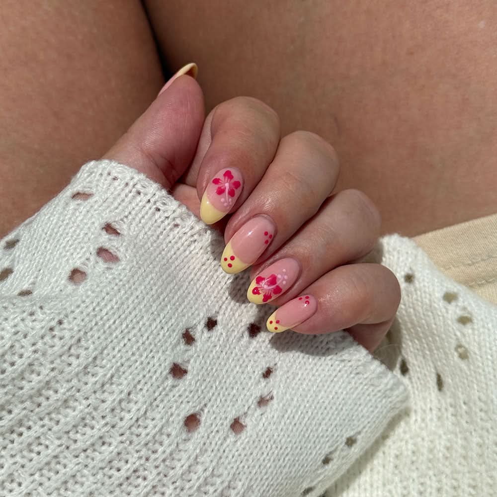 Gelous Lemon Sorbet gel nail polish - photographed in Australia on model