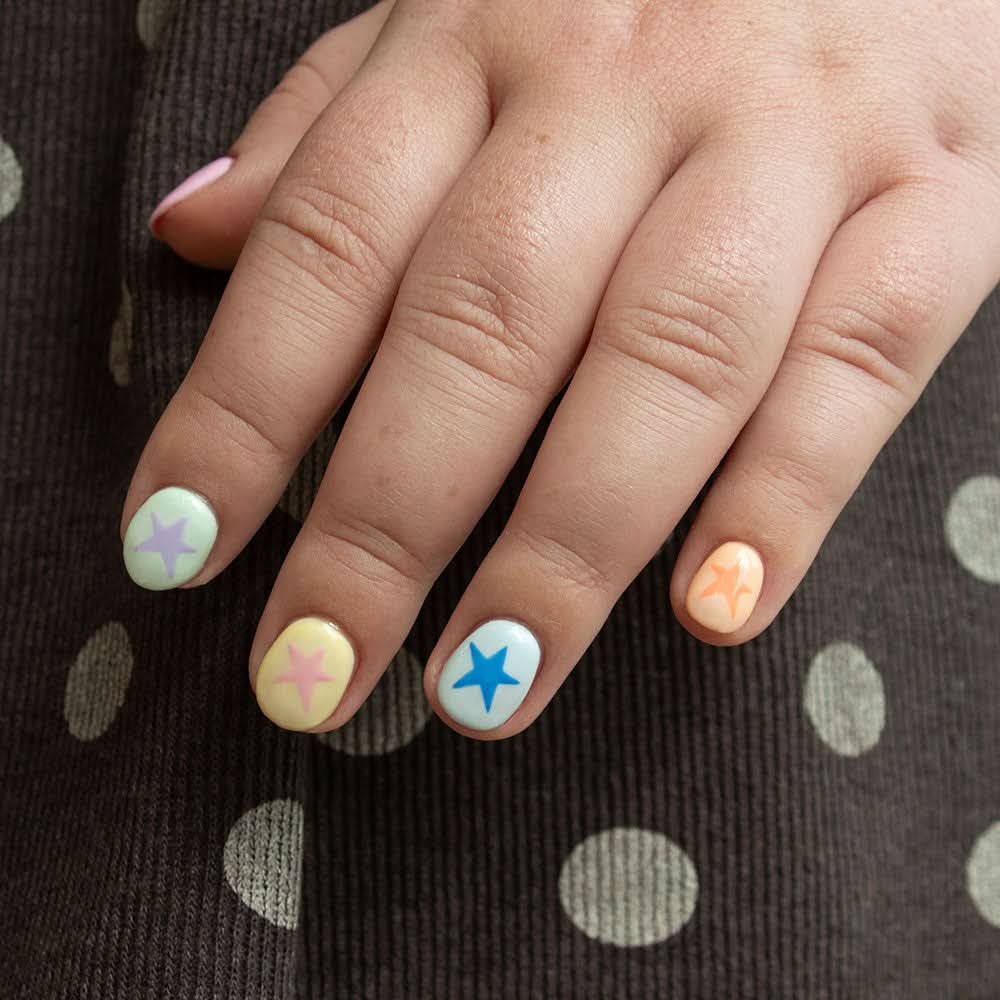 Gelous Lemon Sorbet gel nail polish - photographed in Australia on model