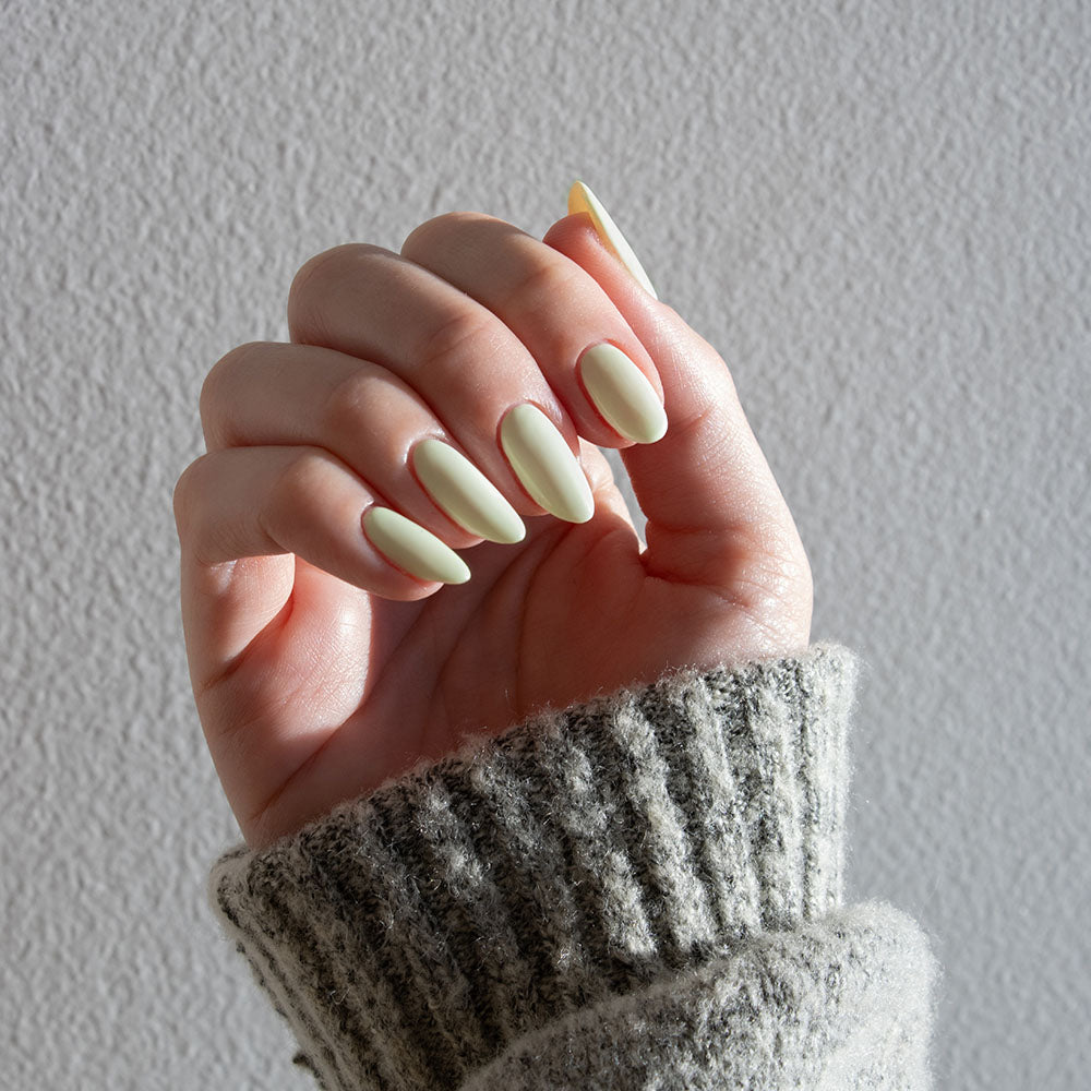 Gelous Lime Sorbet gel nail polish - photographed in Australia on model
