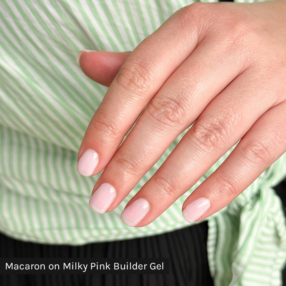 Gelous Macaron gel nail polish - photographed in Australia on model