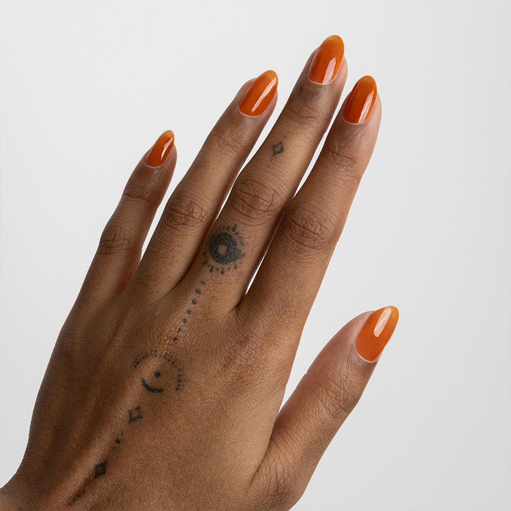 Gelous Maple gel nail polish - photographed in Australia on model