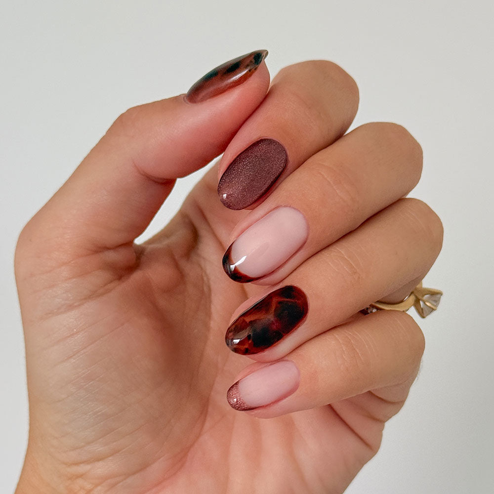 Gelous Maple gel nail polish - photographed in Australia on model