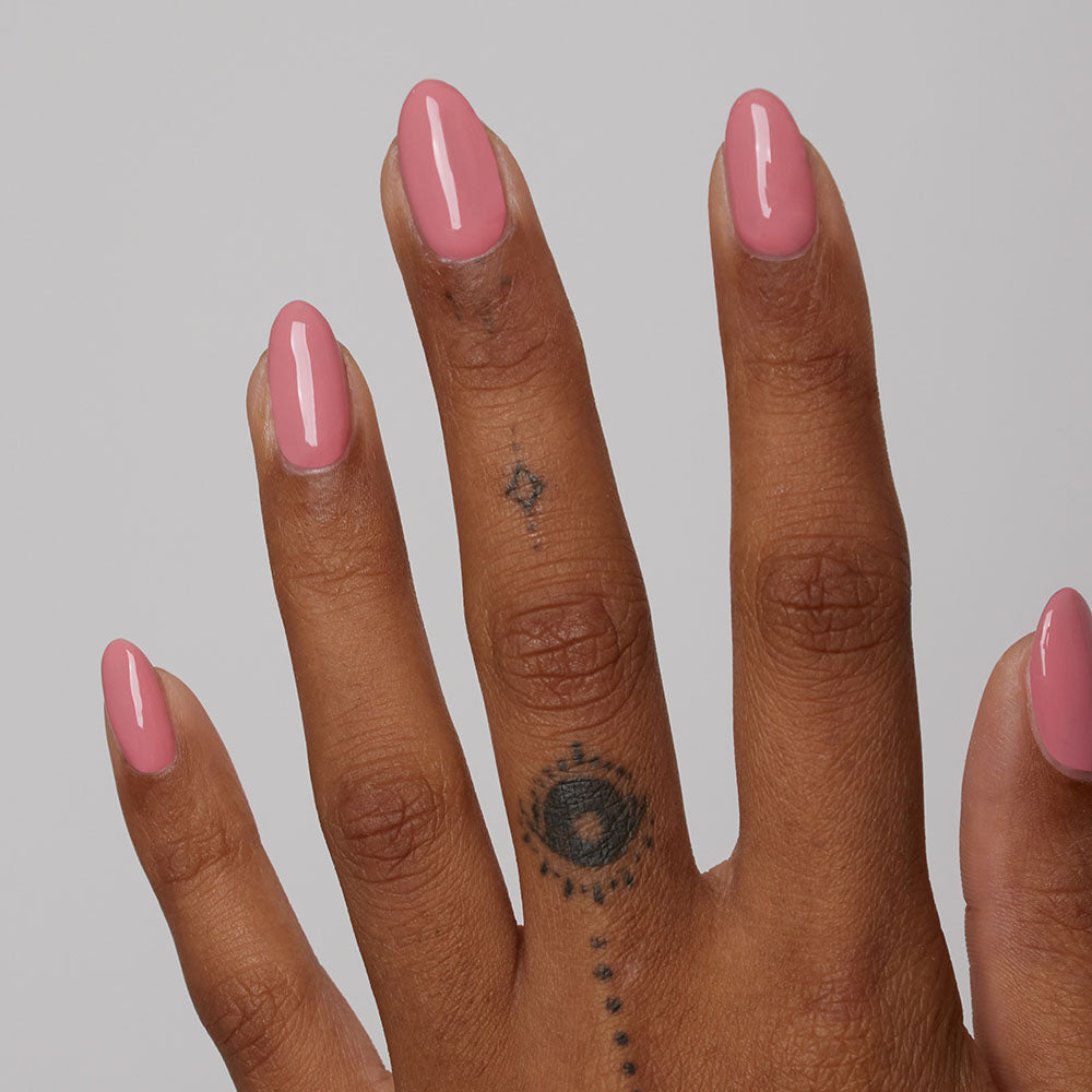 Gelous Muddy Rose gel nail polish - photographed in Australia on model