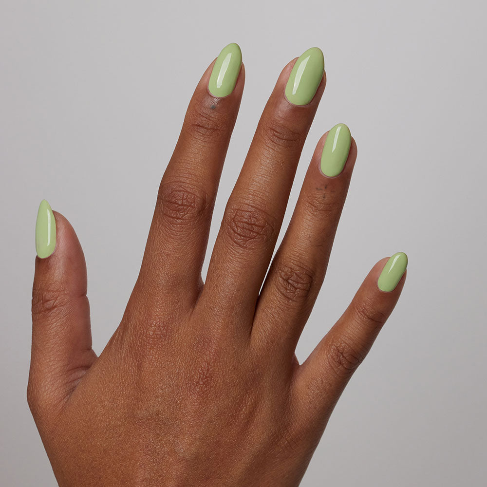 Gelous Matcha gel nail polish - photographed in Australia