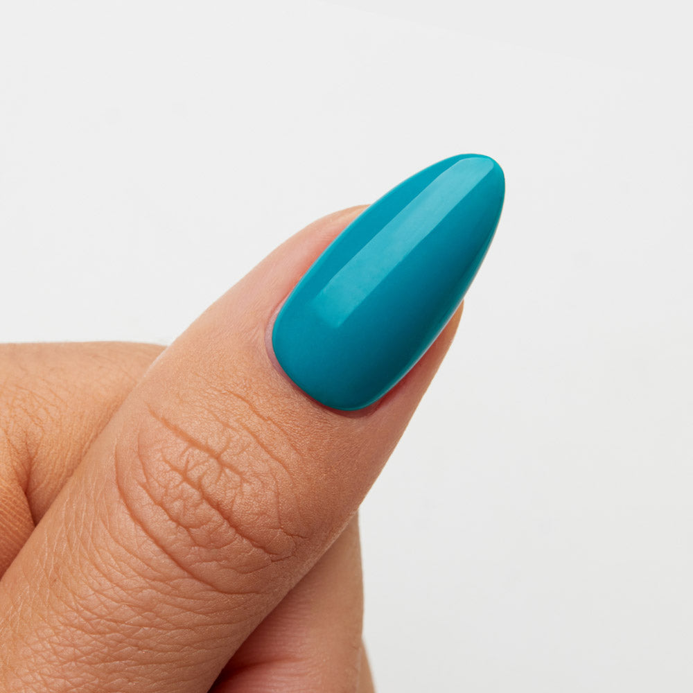 Gelous Ocean Breeze gel nail polish swatch - photographed in Australia