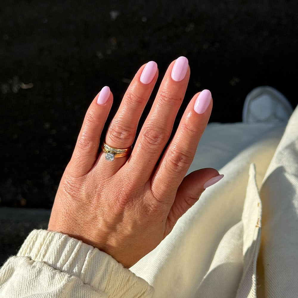 Gelous Pillow HEMA & TPO Free gel nail polish - photographed in Australia on model