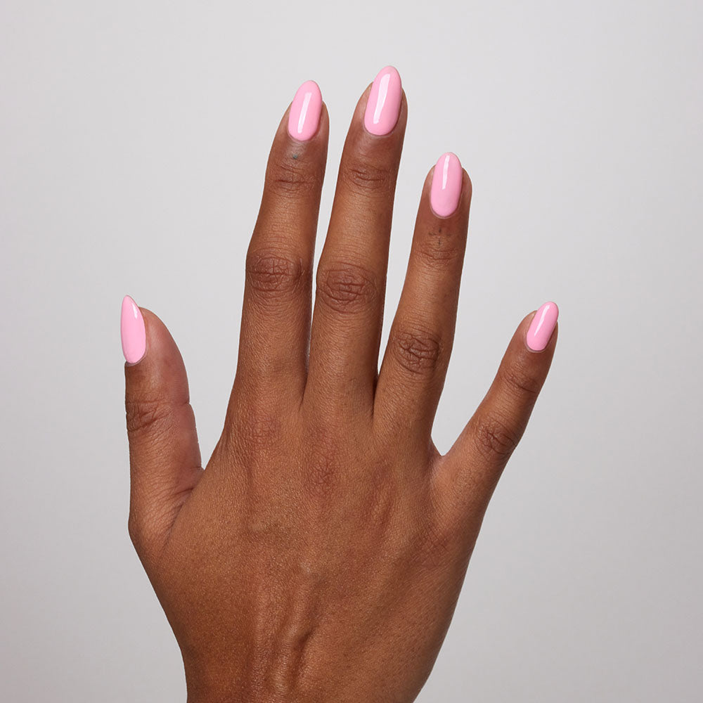 Gelous Pink Lady gel nail polish - photographed in Australia on model