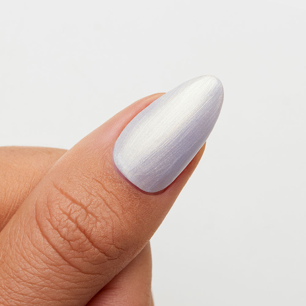 Gelous Pearlescent Oyster gel nail polish swatch - photographed in Australia