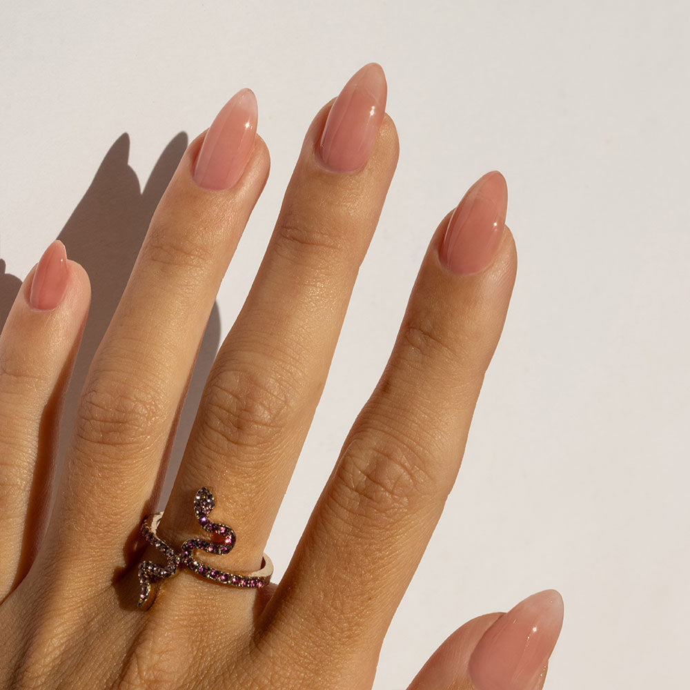 Gelous Pucker Up gel nail polish - photographed in Australia on model